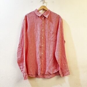 J. Crew Baird McNutt Irish Linen Button Down XL